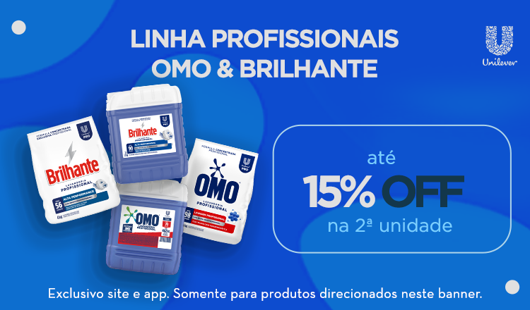 Unilever Omo , Brilhante e Surf até 29/06
